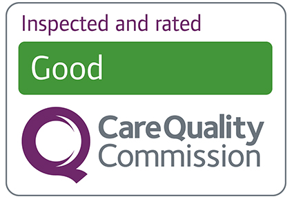 CQC Good Logo for TLTP Care website Registration Page